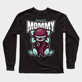Teal Plant Mommy Long Sleeve T-Shirt